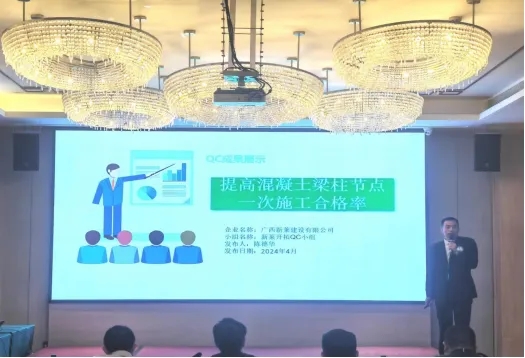 喜报|广西新莱建设有限公司参加发表2项优秀QC成果(图2)