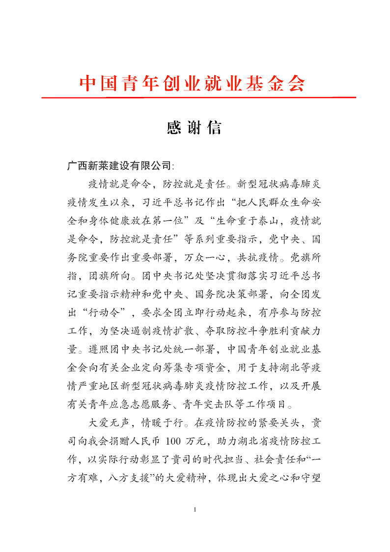 广西新莱建设有限公司积极援助抗击新冠病毒肺炎防疫一线(图3)